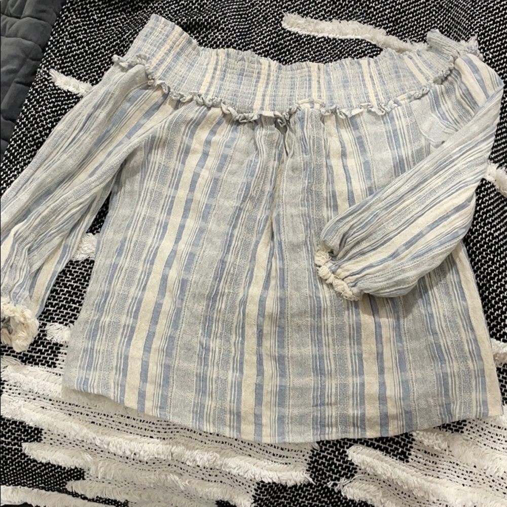 Lucky Brand off the shoulder top!